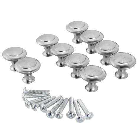 round cabinet knobs wood and steel|round knobs for kitchen cabinets.